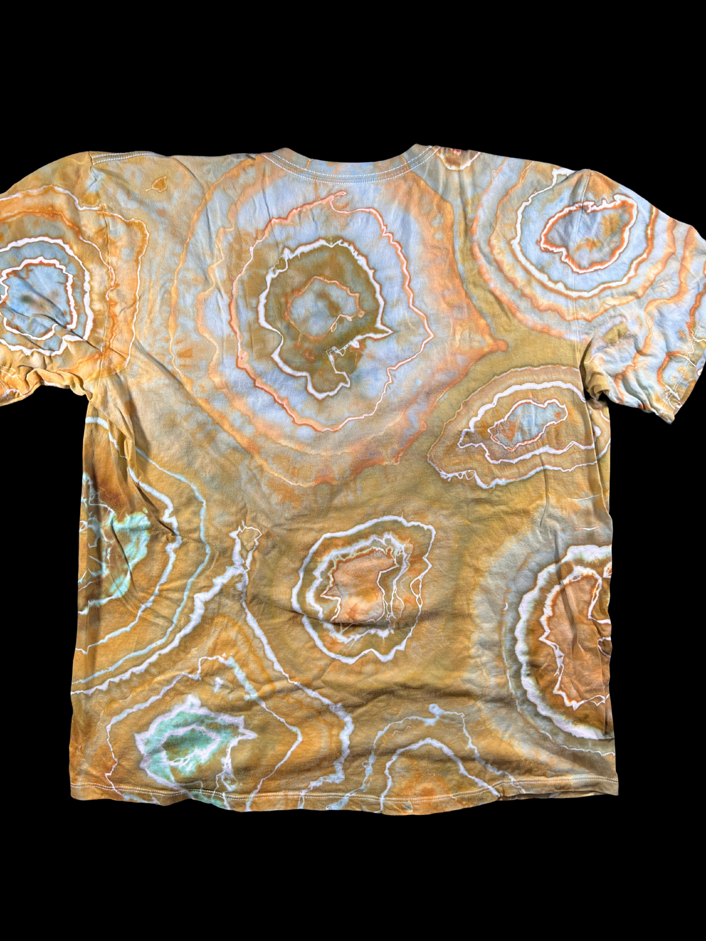 Hand-Dyed Calvin Klein Geode Tie Dye T-shirt - Size X-Large