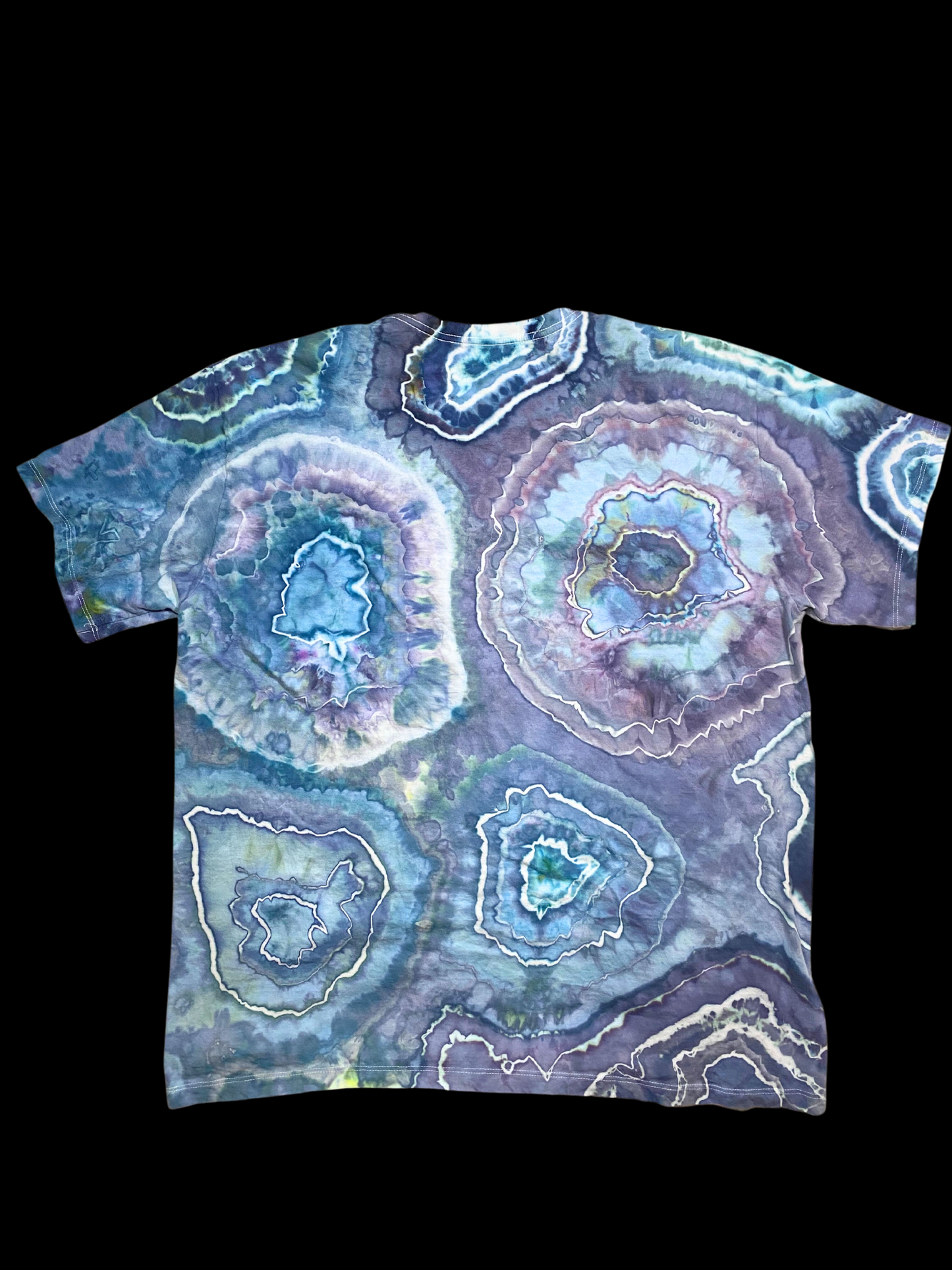 Hand-Dyed Calvin Klein Geode Tie Dye T-shirt - Size X-Large