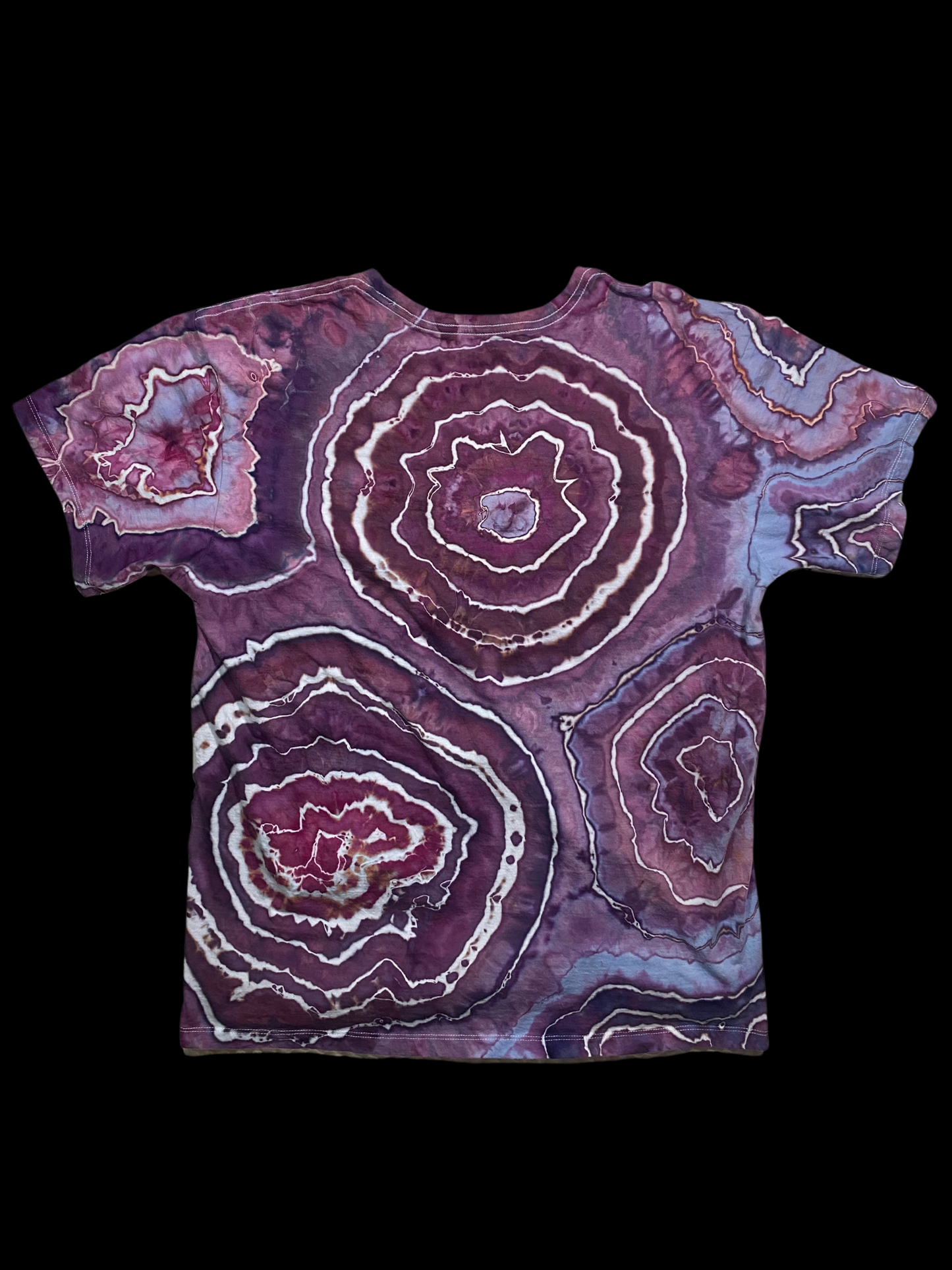 Hand-Dyed Calvin Klein Geode Tie Dye T-shirt - Size Large