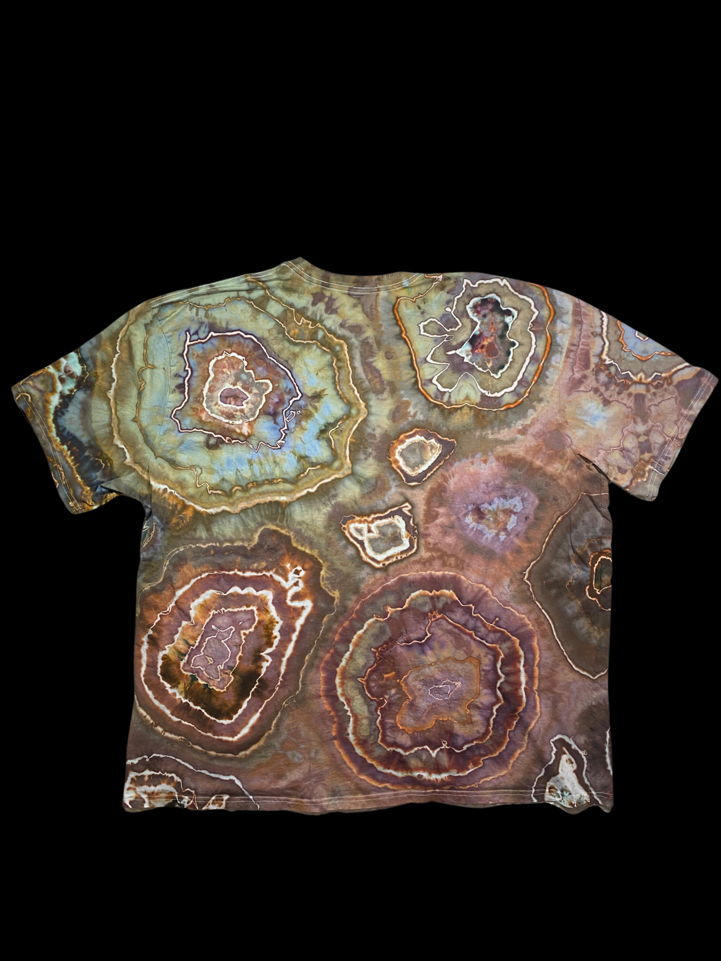 Hand-Dyed Calvin Klein Geode Tie Dye T-shirt - Size 3XL