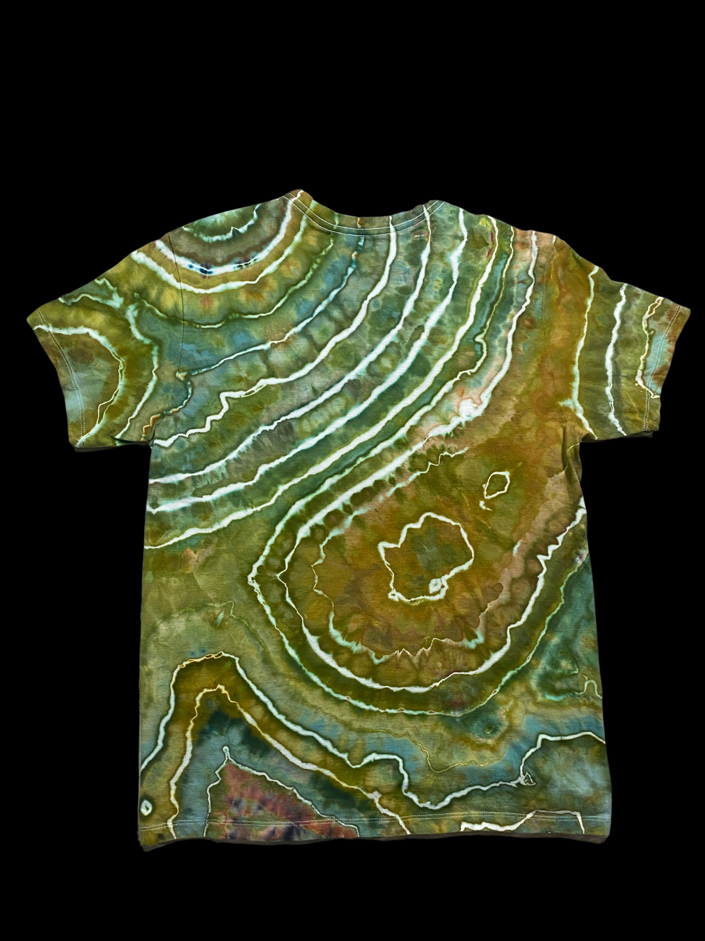 Hand-Dyed Calvin Klein Geode Tie Dye T-shirt - Size Medium